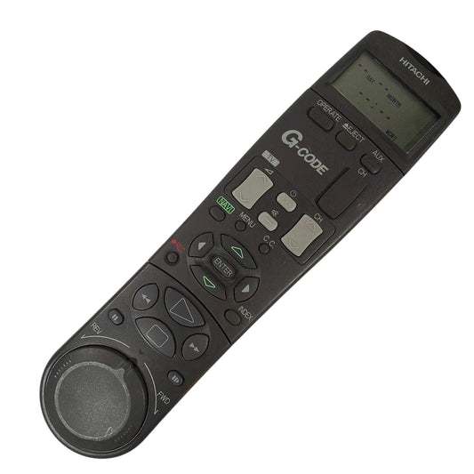 Hitachi G-Code 8000EMG VCR Remote Control Tested Working