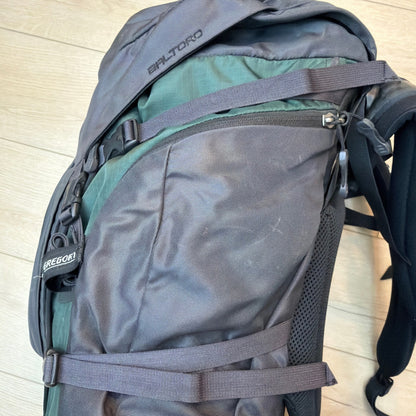 Gregory Baltoro 65L Hiking Backpack Size M Green Gray