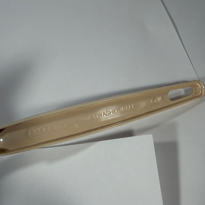 EKCO USA Tan Slotted Serving Spoon 11 Inch Dishwasher Safe