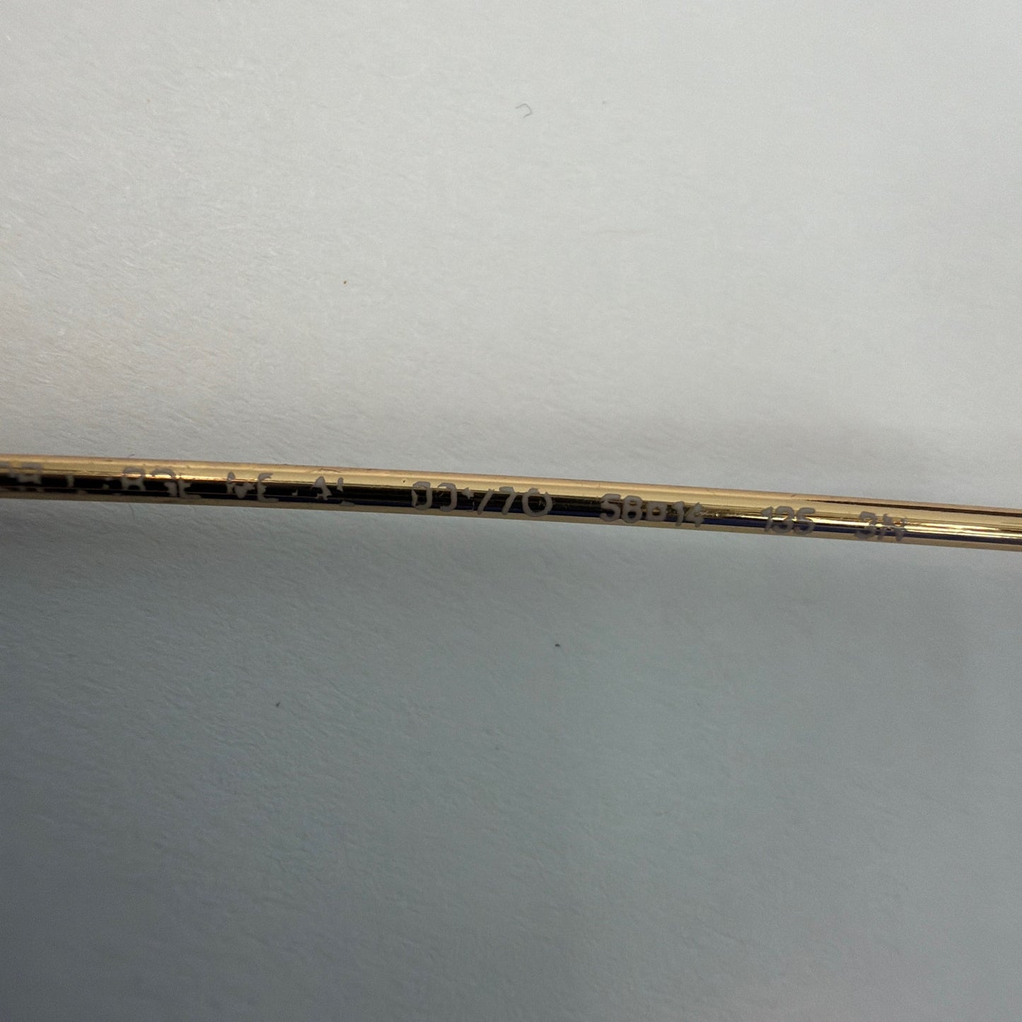 Ray-Ban RB3479 001/70 Sunglasses Gold Frame Mirrored Lens 58-14
