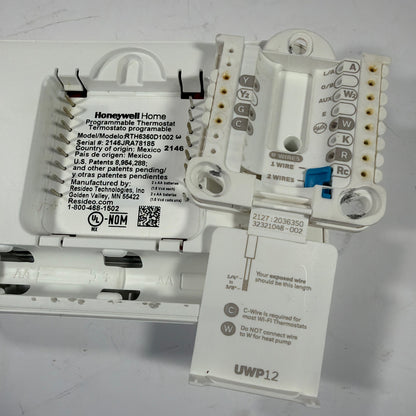 Honeywell Home RTH6360D1002 T3 5-2 Day Programmable Thermostat White