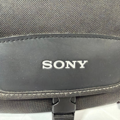 Sony LCS-U21 Padded Camera Carrying Case Bag Black with Dividers