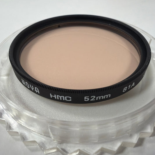 Hoya HMC 81A Warming Lens Filter 52mm with Case and Box