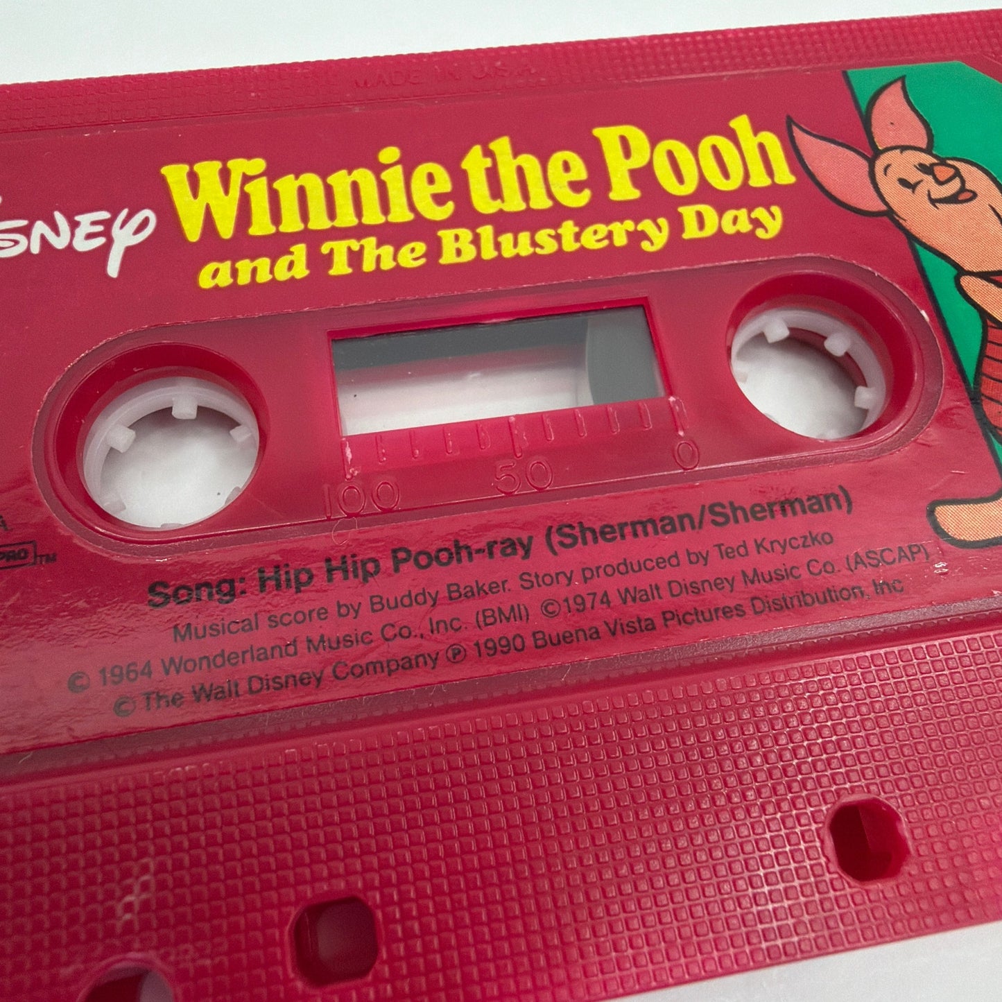 Disney Winnie the Pooh Cassette Tape Tigger Too Blustery Day 20TT