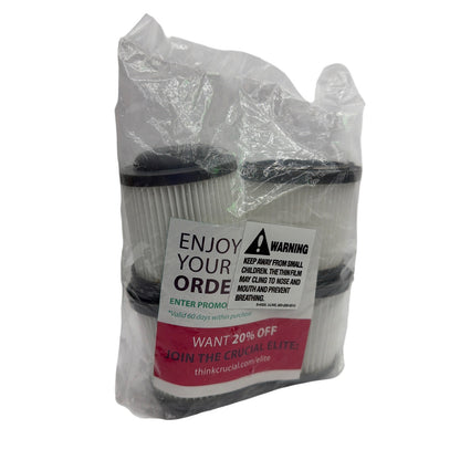 Think Crucial Replacement Filters for Black & Decker PVF110 4-Pack
