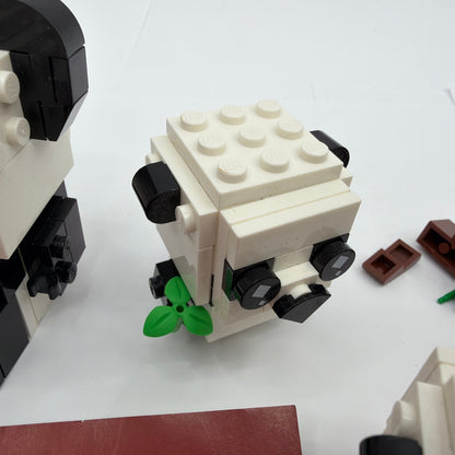 LEGO BrickHeadz 40466 Panda Incomplete Set With Instructions
