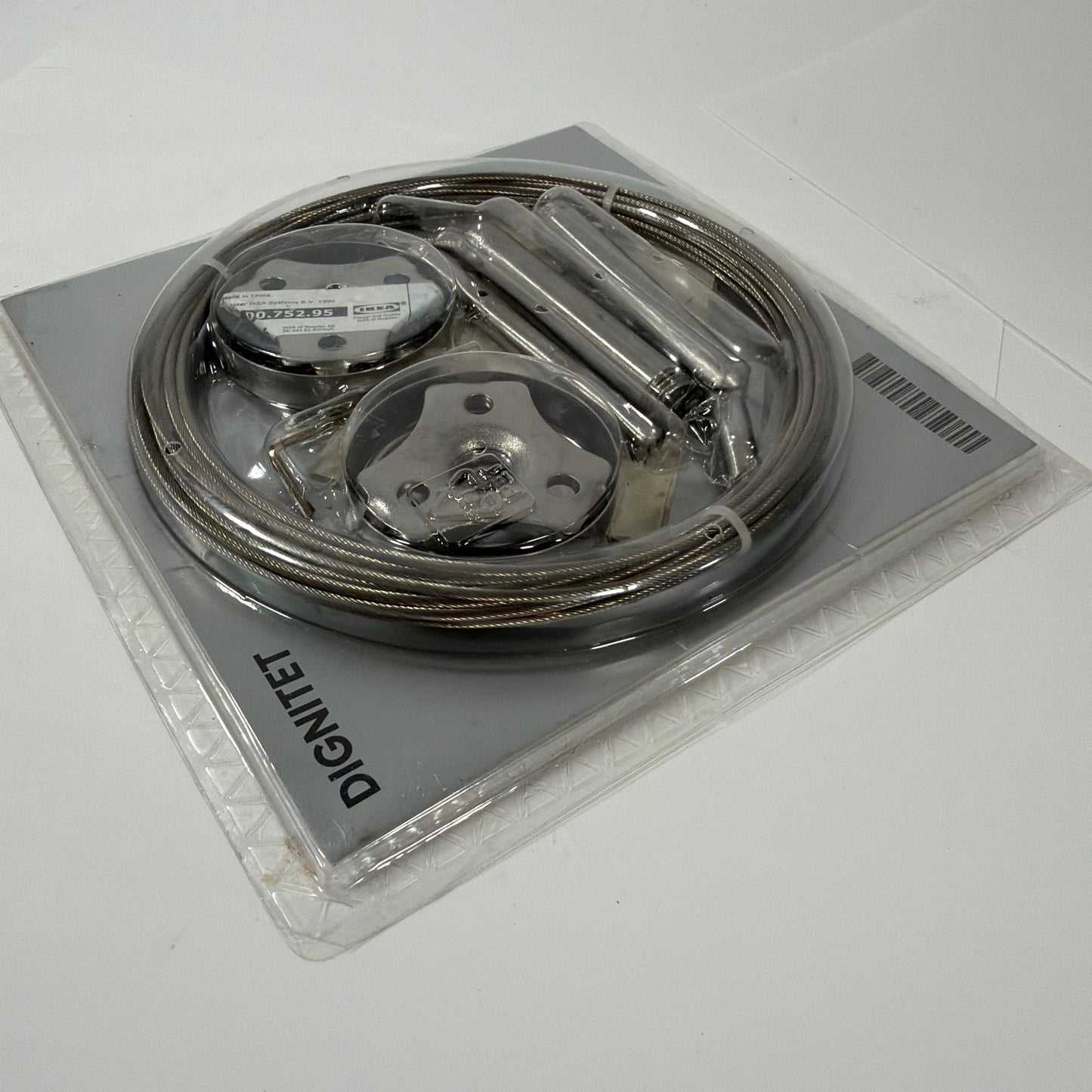 IKEA DIGNITET 600.752.95 Curtain Wire Stainless Steel 197" New
