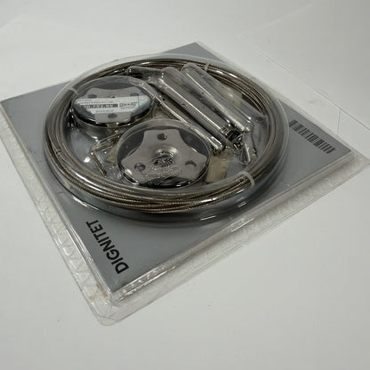 IKEA DIGNITET 600.752.95 Curtain Wire Stainless Steel 197" New