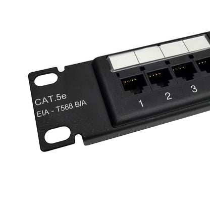 Cables To Go 03851 CAT5e 110‑Type Patch Panel, 16‑Port (Open Box)