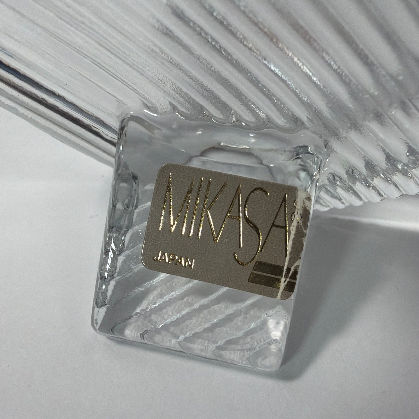 Mikasa Japan Clear Crystal Heart Picture Frame 4 Inch