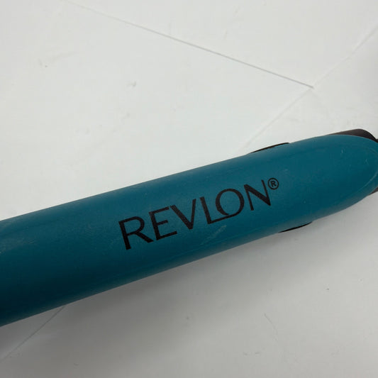 Revlon RVST2029B Ceramic Mini Flat Iron Hair Straightener Teal Black Tested