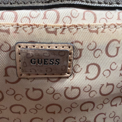 GUESS Los Angeles Small Flap Shoulder Bag Taupe Brown 9x4x8