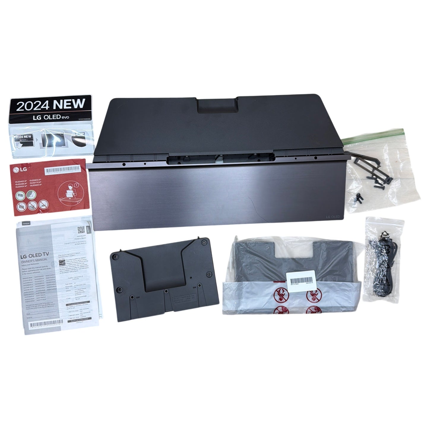 LG OLED TV Stand Base Front MAM65999706 MEZ64114724 for C4 Series