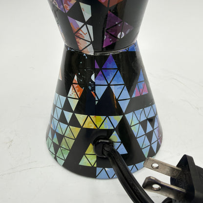 Motion and Glitter Lamp Model 4283 Geometric Triangle Pattern 120V 40W