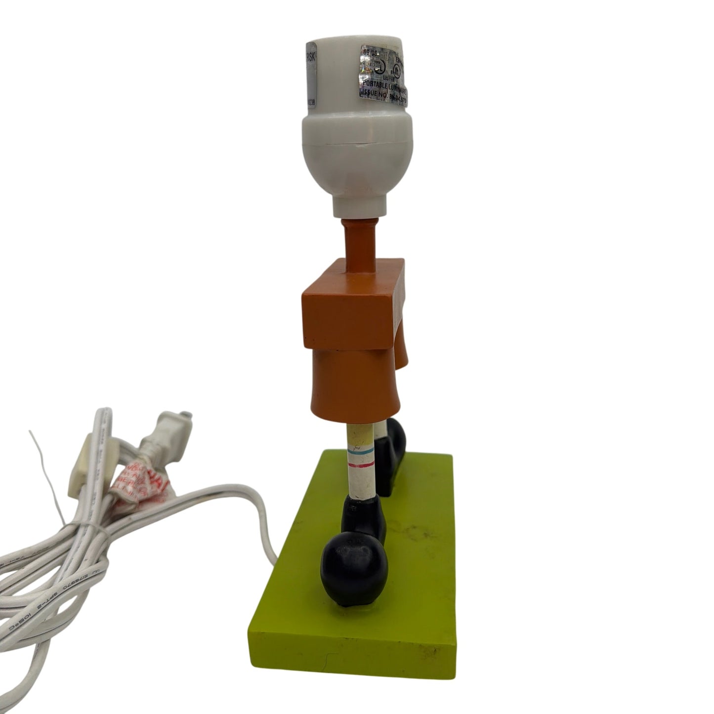 SpongeBob SquarePants Legs Novelty Table Lamp 8 in Tall Tested Working