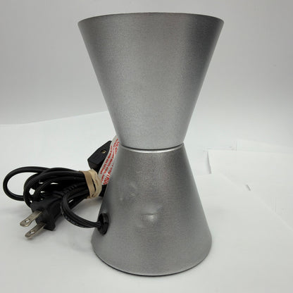 Silver Motion and Glitter Lamp Model 2000 6 Inch Tested Working