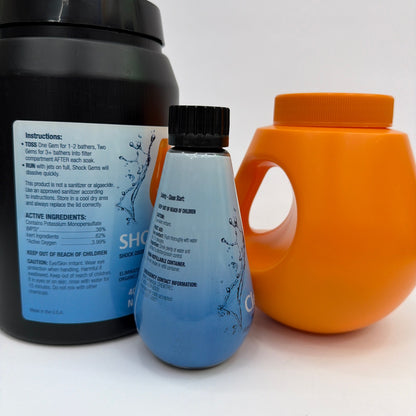 SilkBalance Hot Tub Spa Chemical Lot: Shock Gems, GEM Spa Water Care System