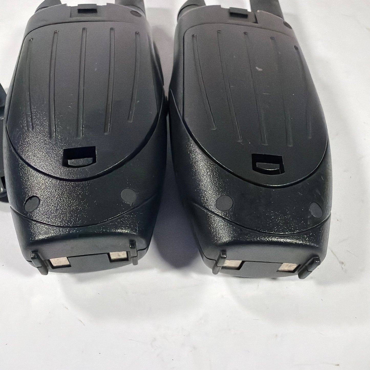 Cobra microTALK PR 4500 Two-Way Radios Walkie Talkies Pair Black Silver