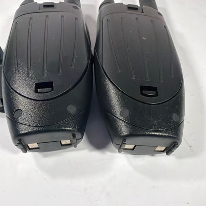 Cobra microTALK PR 4500 Two-Way Radios Walkie Talkies Pair Black Silver