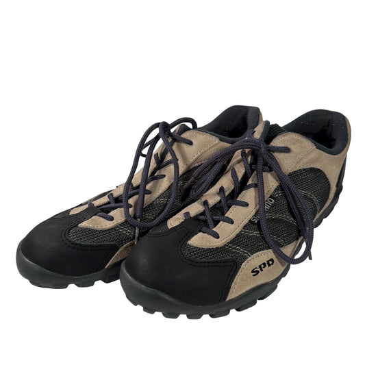 Shimano SPD Cycling Shoes Size 40 Beige Black