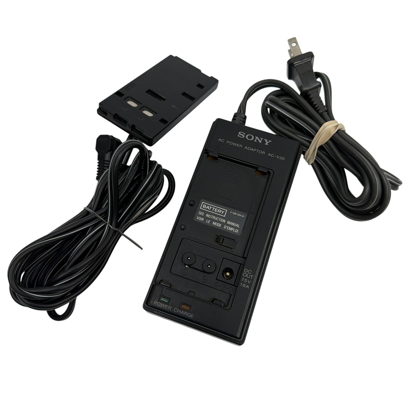 Sony AC-V30 AC Power Adapter Battery Charger Tested Working Made in Japan