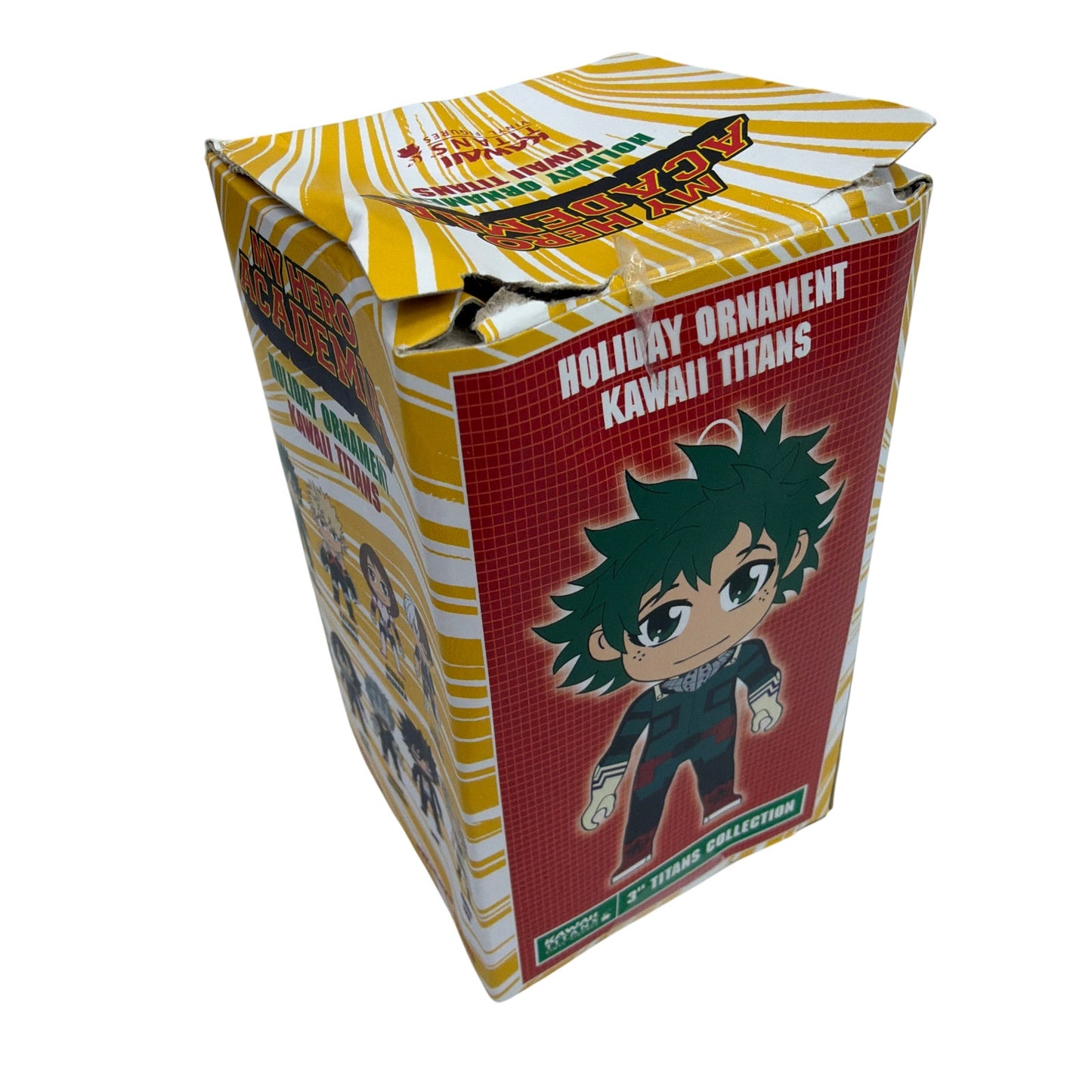 My Hero Academia Bakugo Holiday Ornament Kawaii Titans 3" Vinyl Figure Damaged