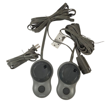 Sunbeam Heated Blanket Dual Controller Set Style S85KQA PAC-449-1 Gray 4-Prong