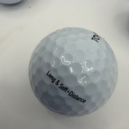 Top Flite Long & Soft Distance Golf Balls Douwe Egberts Logo Lot of 6