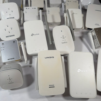 Mixed Lot Wi‑Fi Range Extenders Linksys Netgear TP‑Link Belkin Untested