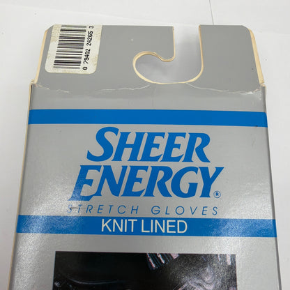 Vintage L'eggs Sheer Energy Driving Gloves Camel Mink One Size Knit Lined