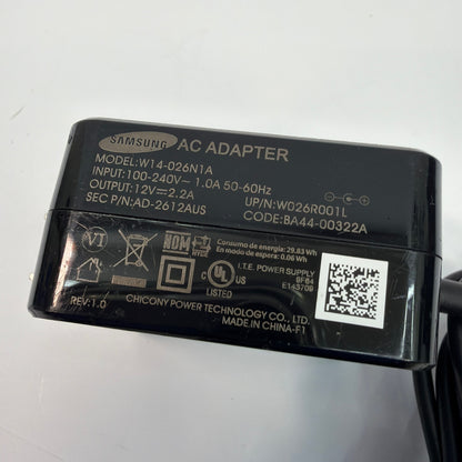 Samsung W14-026N1A AD-2612AUS 26W 12V 2.2A AC Adapter Charger BA44-00322A