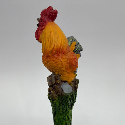 Rooster Figurine Ballpoint Pen Multicolor