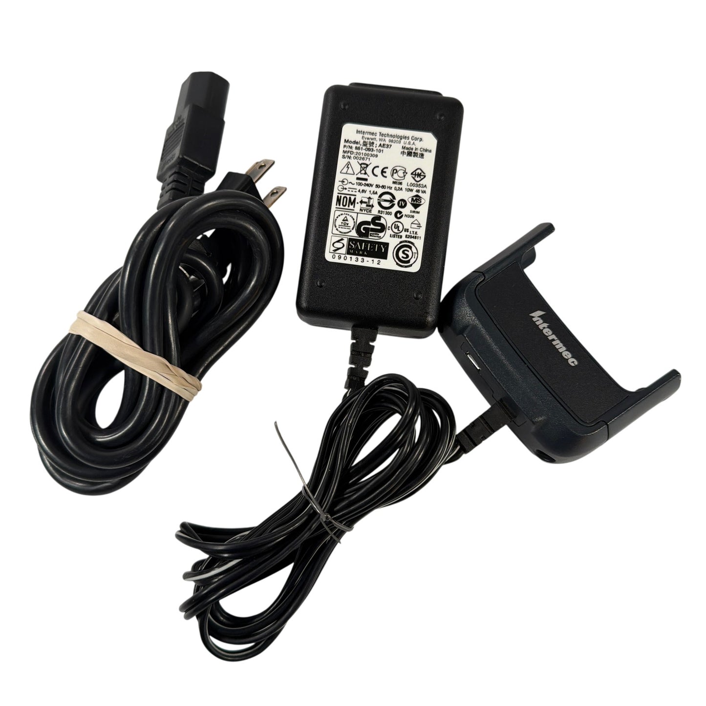 Intermec Desktop Power/Comm Adapter Cradle with AE37 Power Supply 851-093-101
