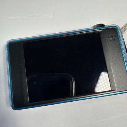 GE E1486TW 14.1MP Blue Digital Camera For Parts SD Card Slot Blocked