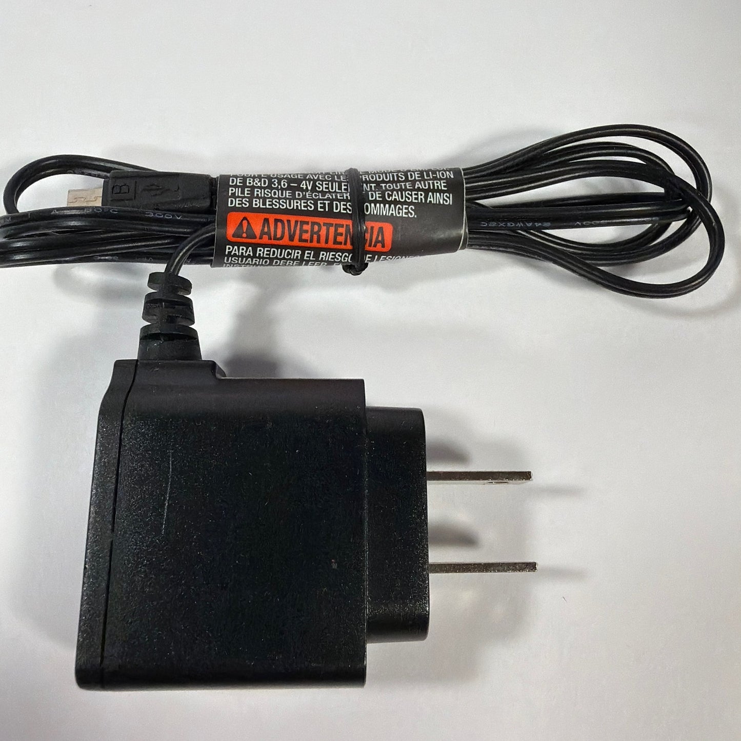 BLACK+DECKER SSA-5CVI-05 US 050060 5V 600mA Charger Power Supply Adapter