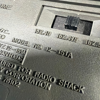 Radio Shack Realistic Weatheradio 12-151A Crystal Controlled Weather Radio 3-Ch.