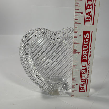 Mikasa Japan Clear Crystal Heart Picture Frame 4 Inch