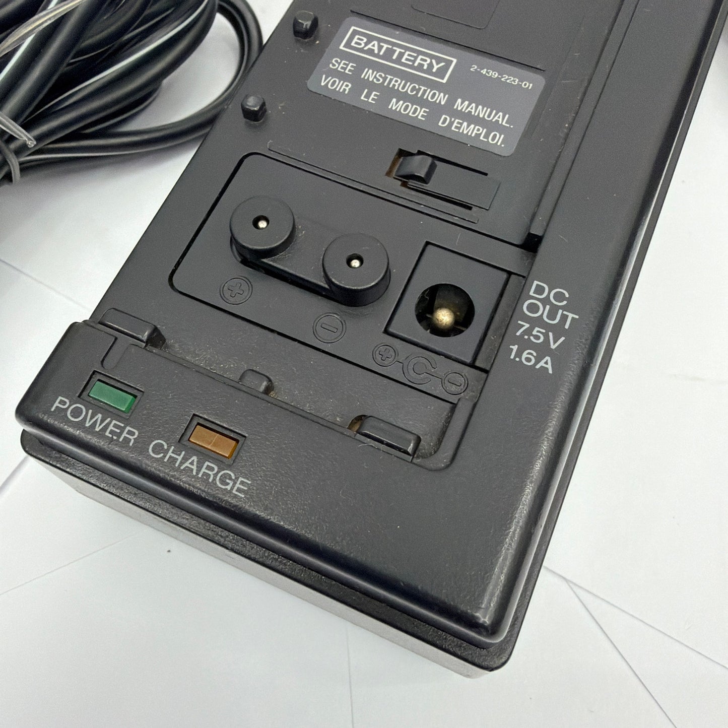 Sony AC-V30 AC Power Adapter Battery Charger Tested Working Made in Japan