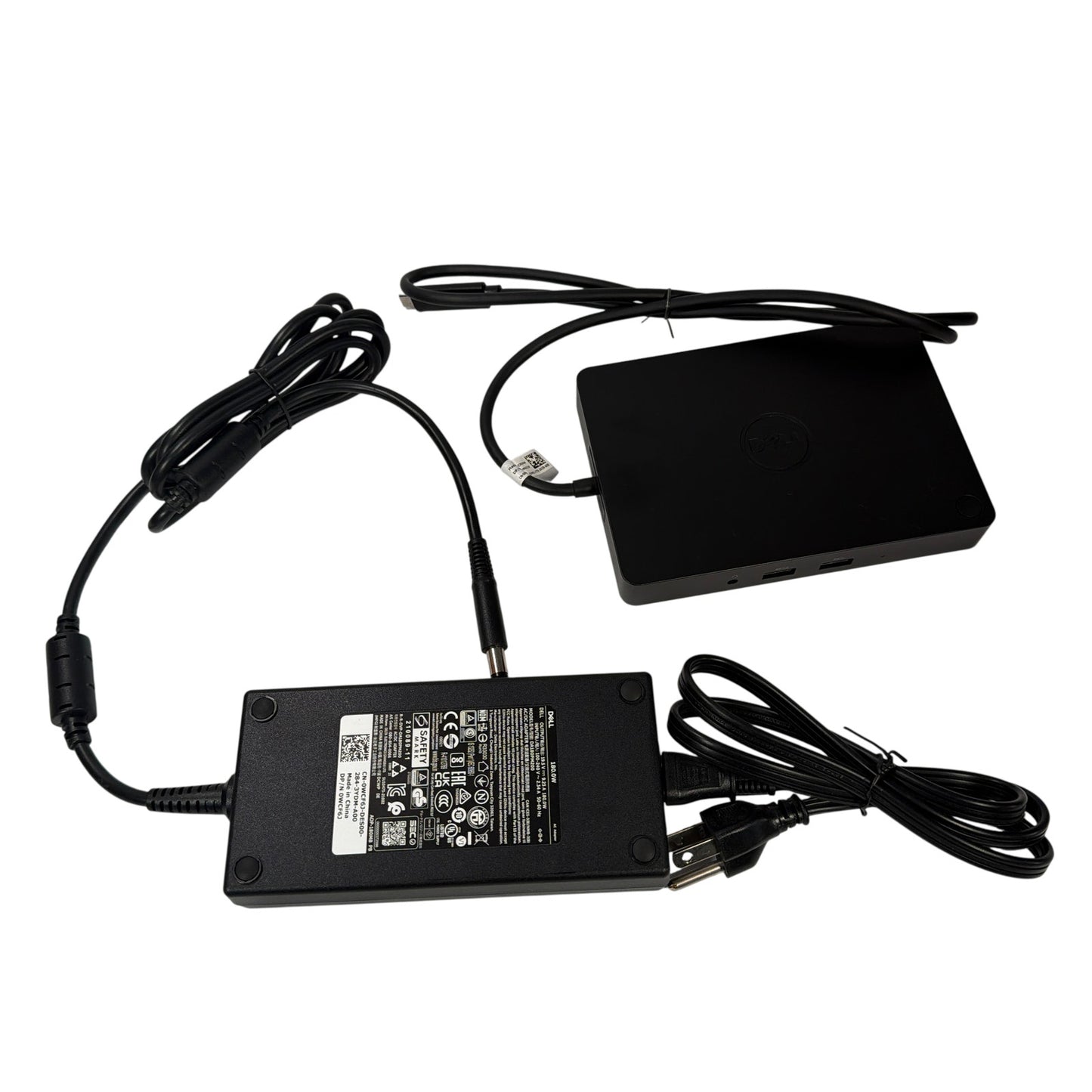 Dell WD15 K17A001 USB-C Docking Station with 180W AC Adapter