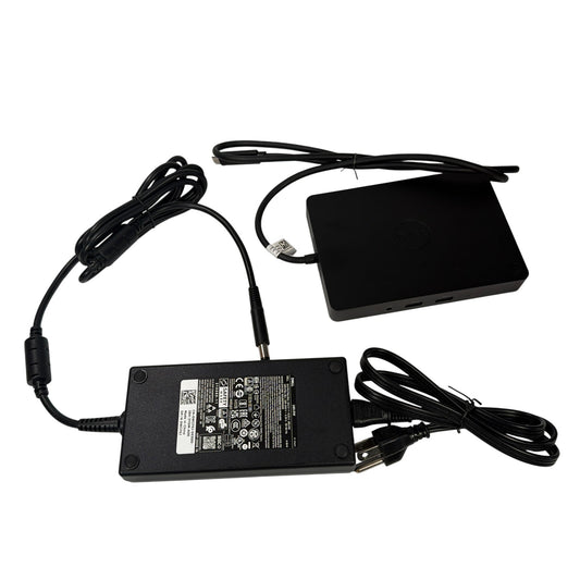 Dell WD15 K17A001 USB-C Docking Station with 180W AC Adapter