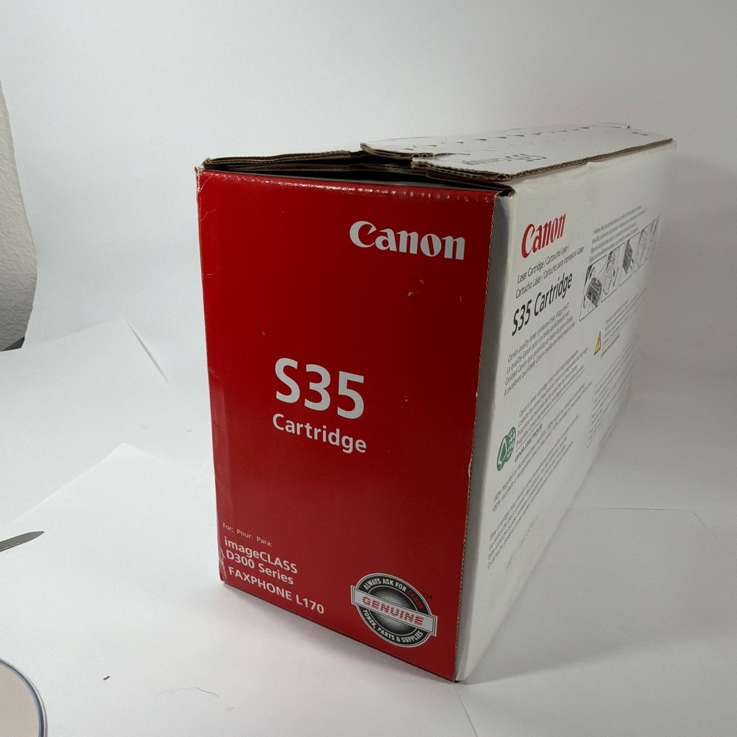 Canon S35 Monochrome Laser Toner Cartridge 7833A001AA for imageCLASS D300 Faxph