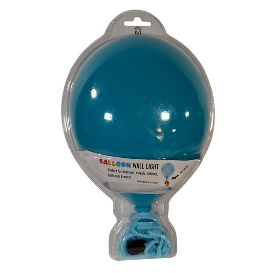 CJ Global LED Balloon Wall Light Blue Item 00754
