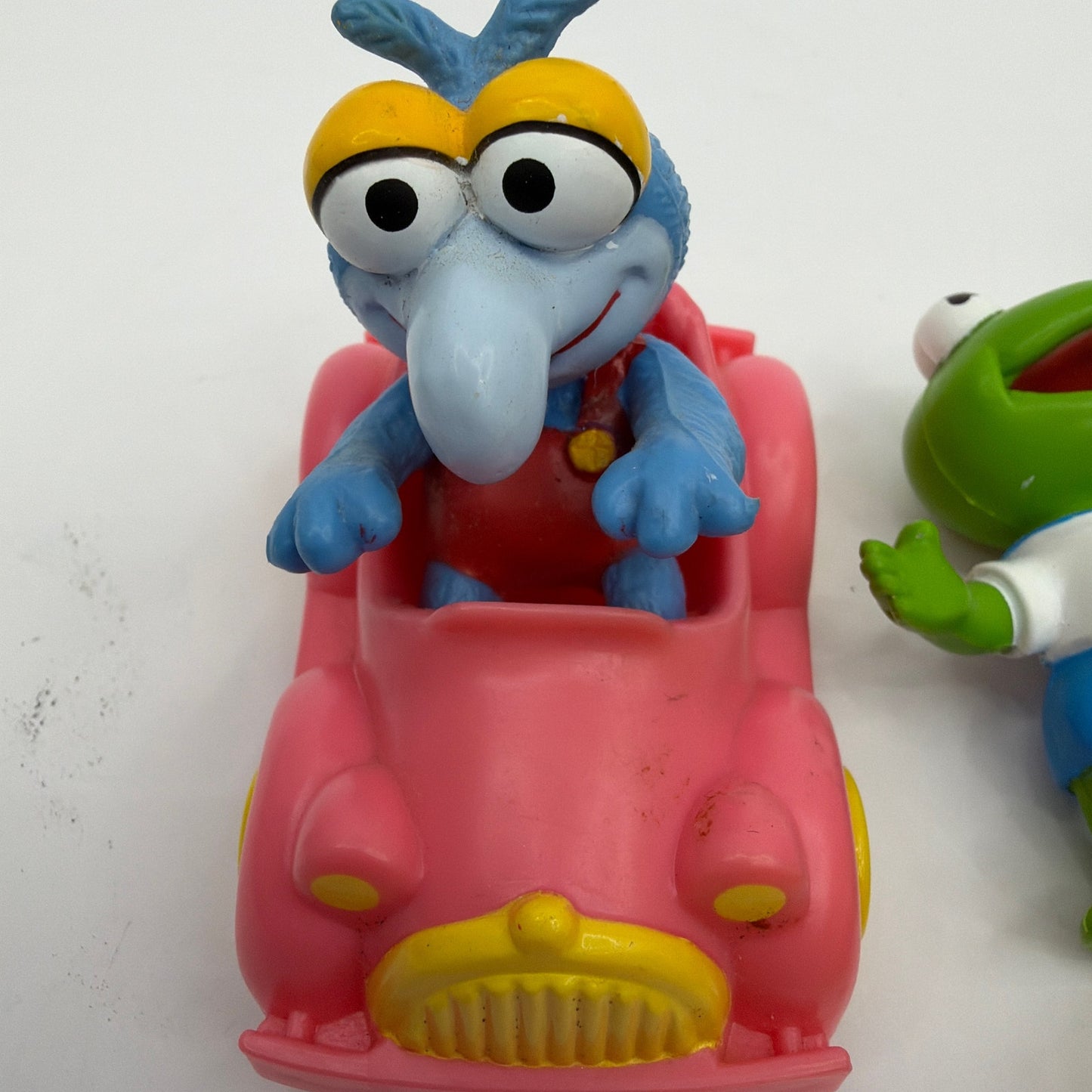 Vintage 1986 McDonald's Muppet Babies Toys Lot of 4 Kermit Piggy Fozzie Gonzo