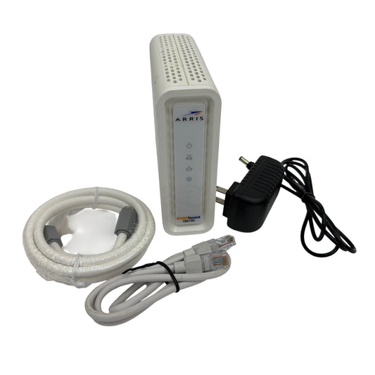ARRIS SURFboard SB6190 DOCSIS 3.0 Cable Modem with Power Adapter and Cables