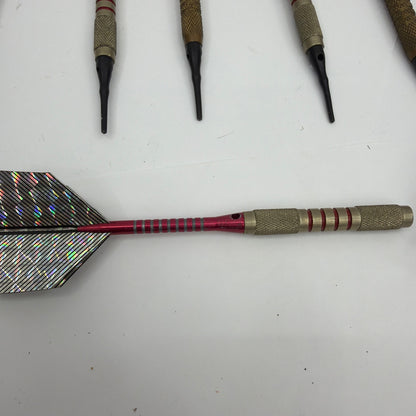 Lot of 10 Vintage Soft Tip Darts With Flights and Viper Tufflex Tips