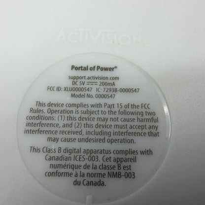 Activision Skylanders Portal of Power USB Wired Base Model 0000547 Tested
