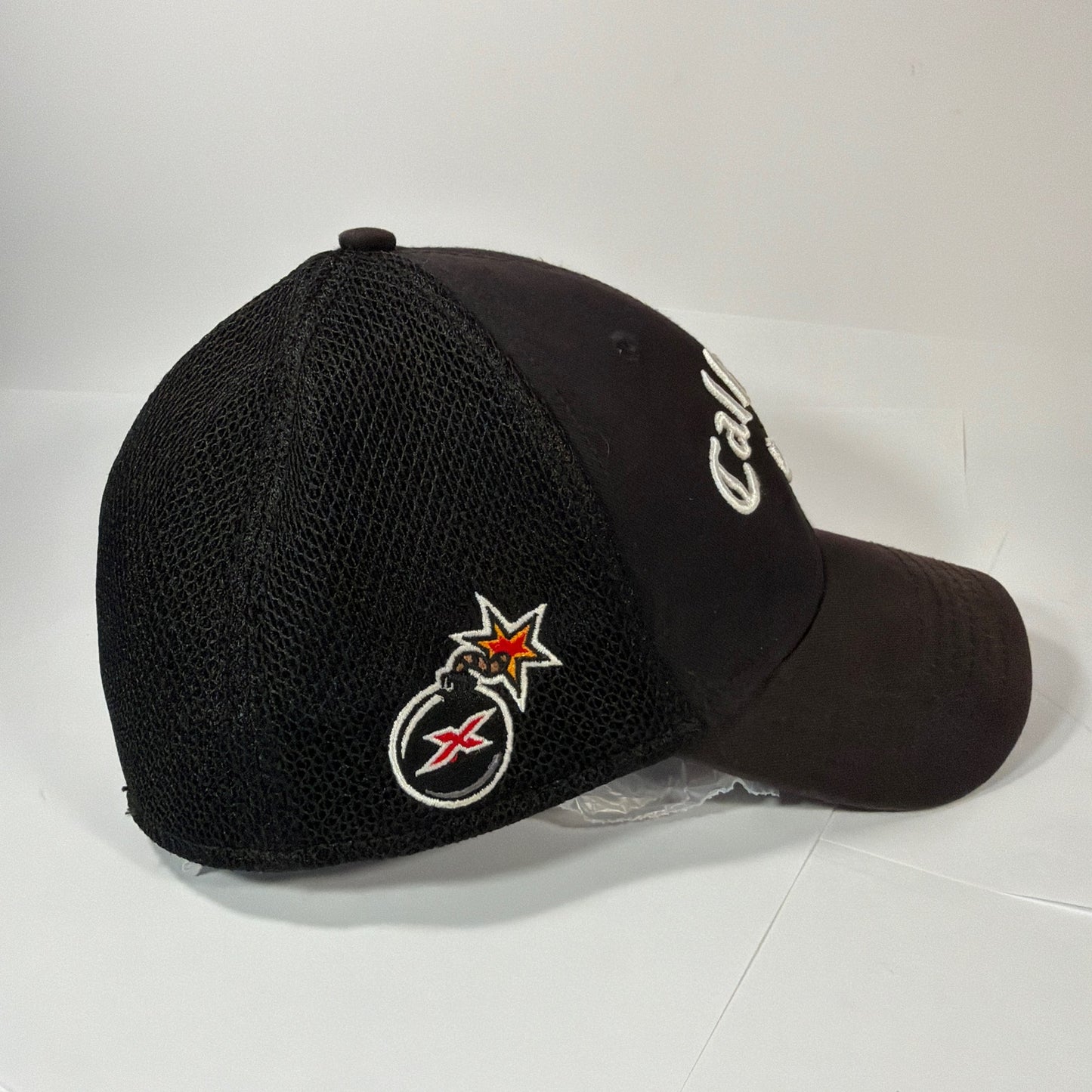 Callaway X Hot Odyssey Mesh Fitted Golf Cap Hat Black M/L