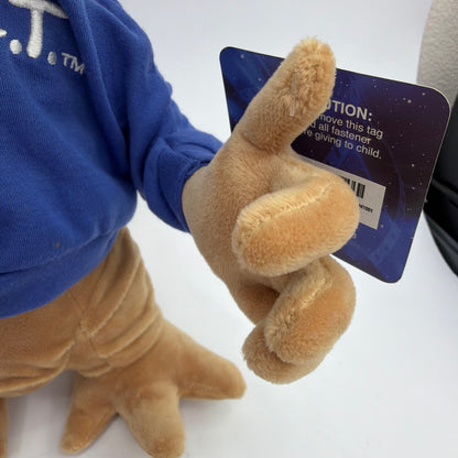 Universal Studios E.T. the Extra-Terrestrial Plush Blue Hoodie w/ Tag