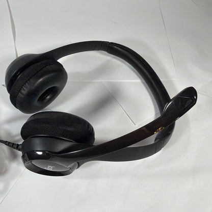 Logitech Wired Stereo Headset with Microphone Black