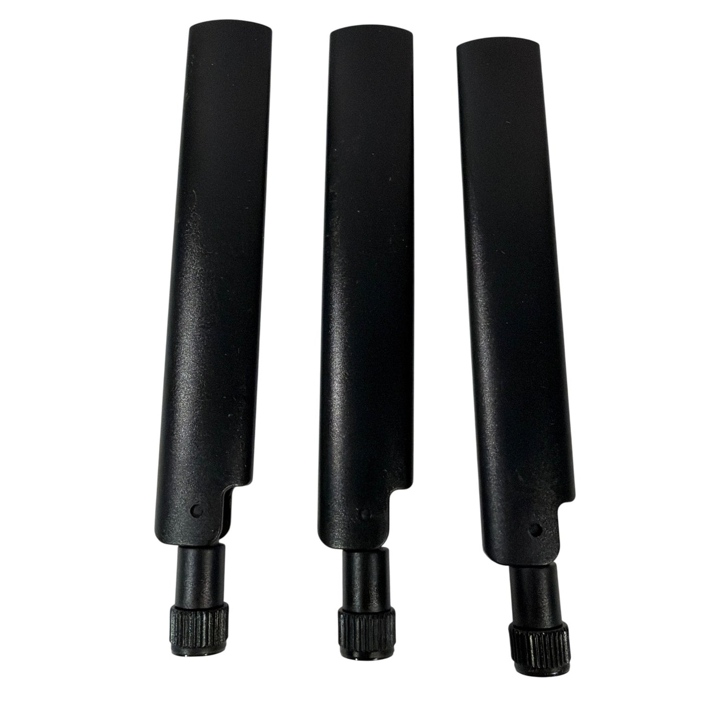 Lot of 3 Black Screw-On Wi-Fi Router Antennas